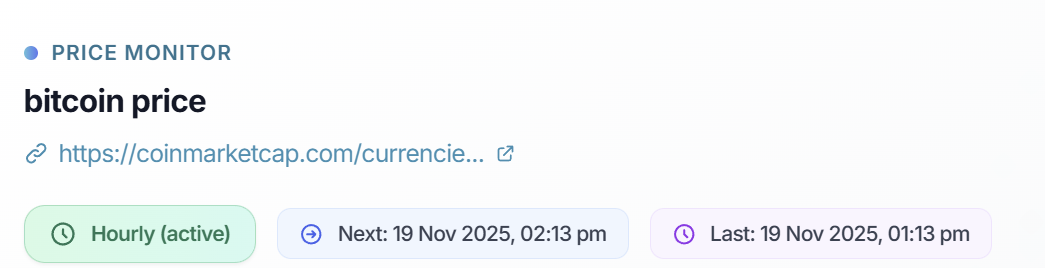 Monitoring example 1